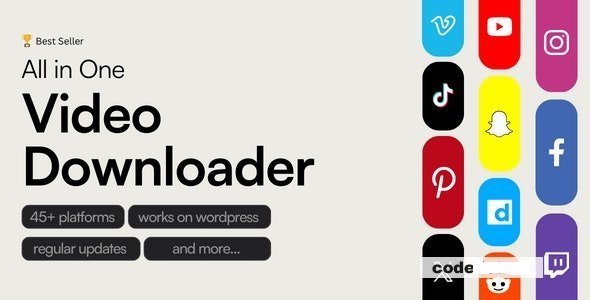 All in One Video Downloader Script (Codecanyon)