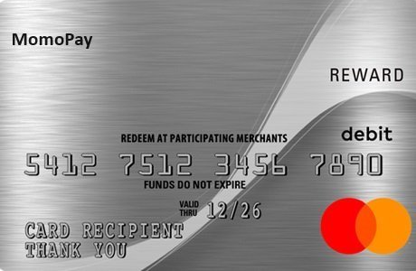 MomoPay Debit Card-USA (1-50USD)