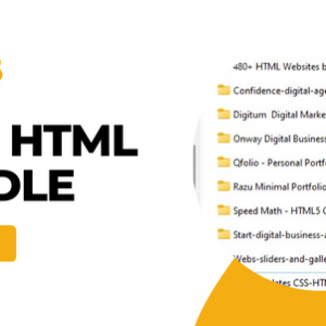 480+ HTML Websites bundle with bonus