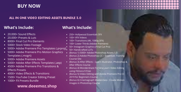 All In One Video Editing Assets Bundle 3.0