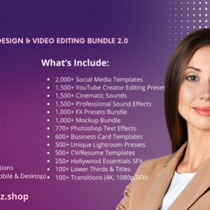 All In One Graphic Design & Video Editing Bundle 2.0