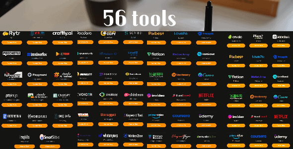 All-in-one platform 56*tools lifetime subscription