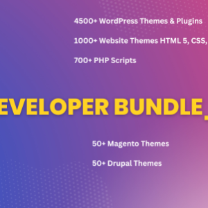 Developer bundle +670 Mobile, WP themes& plugins,Shopify,OpenCart,Magento,Drupal+1200 Bonus Codes