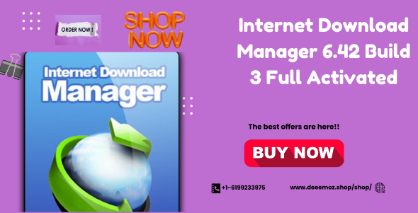 Internet Download Manager 6.42 Build 3 Full Activated