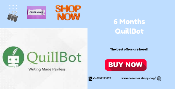 6 Months QuillBot 🛡️ Warranty ⚡Instantly Delivery ⚡