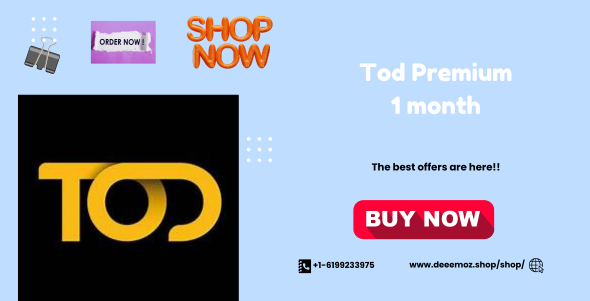 1 Month Tod Premium 🛡️ Warranty ⚡Instantly Delivery ⚡